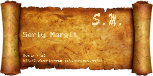 Serly Margit névjegykártya